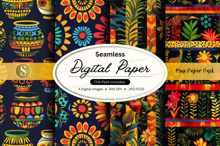 Seamless digital paper example image 1
