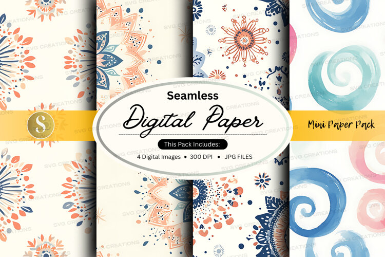 Mini Paper Files Seamless digital paper - mini paper pack (6521189)