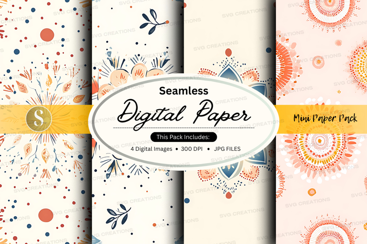 Geometric Seamless Pattern Image 24