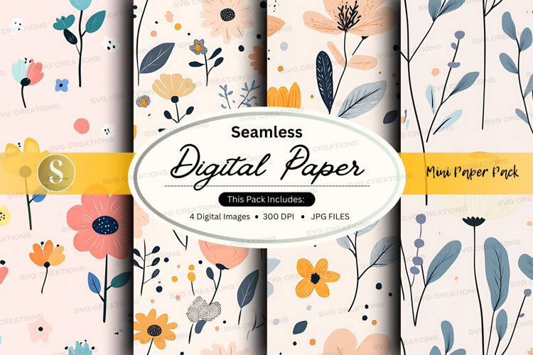 Mini Paper Files Seamless digital paper - mini paper pack (6521350)