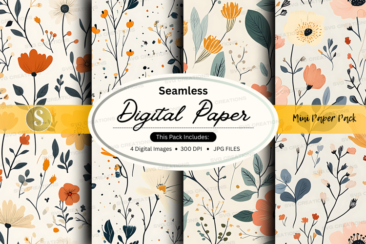 Floral Seamless Pattern Image 15