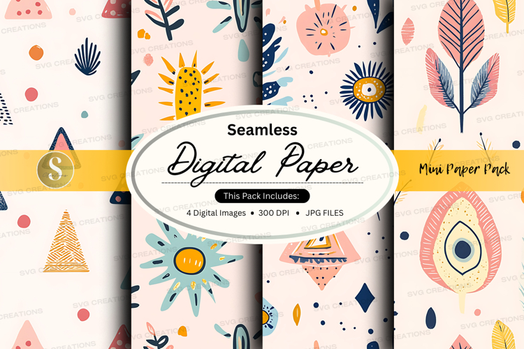 Geometric Seamless Pattern Image 23