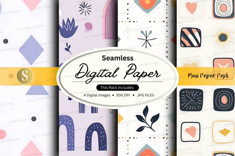 Geometric Seamless Pattern Image 15