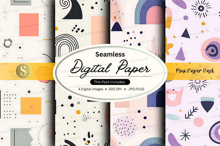 Seamless digital paper example image 1