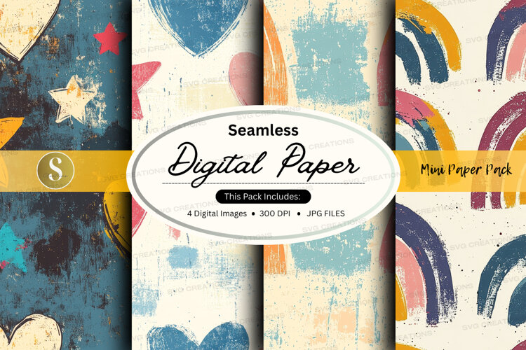 Seamless digital paper example image 1
