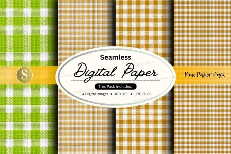 Seamless plaid pattern example image 1