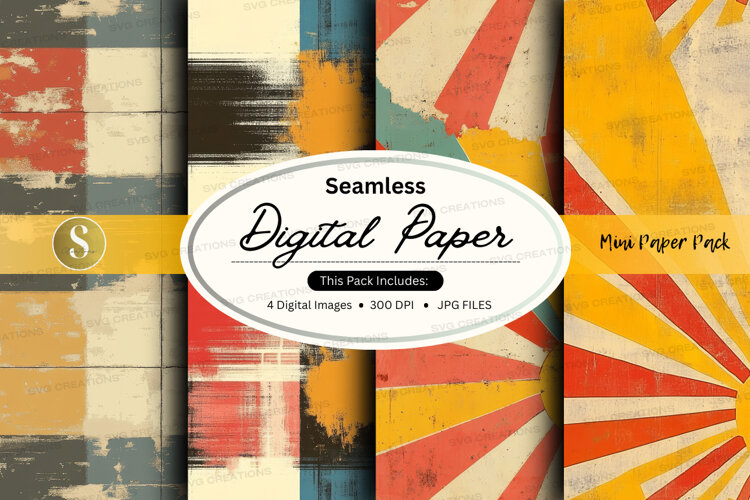Seamless digital paper example image 1