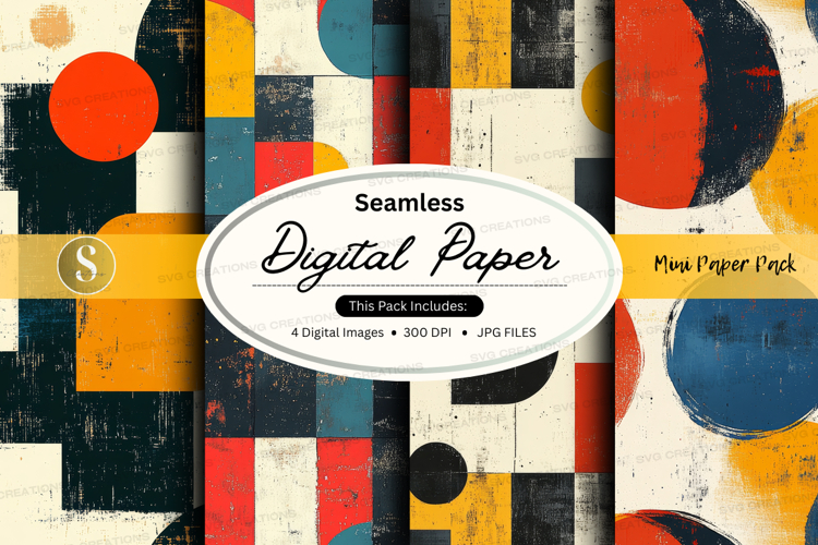 Geometric Seamless Pattern Image 22