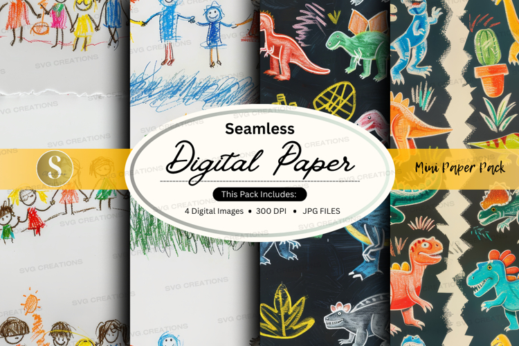 Seamless digital paper - mosi paper pack digital paper