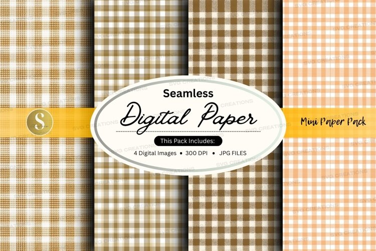 Seamless plaid pattern example image 1
