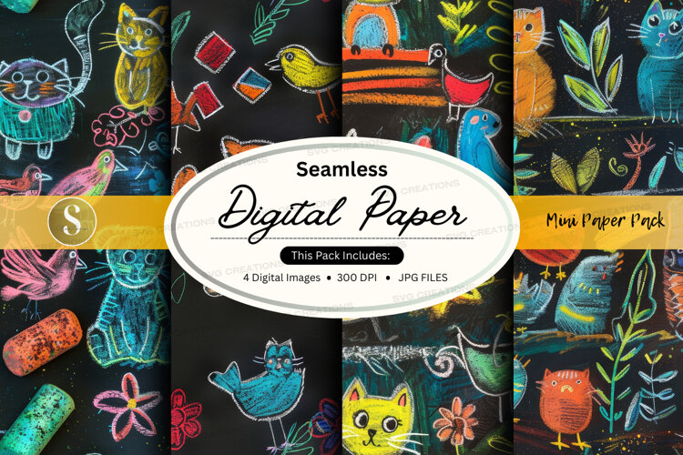 Seamless digital paper example image 1