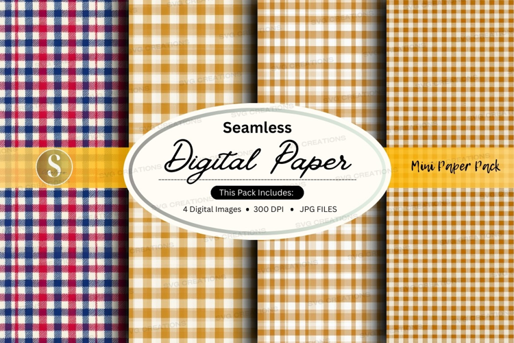 Seamless plaid pattern