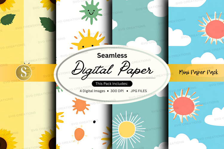Seamless digital paper example image 1