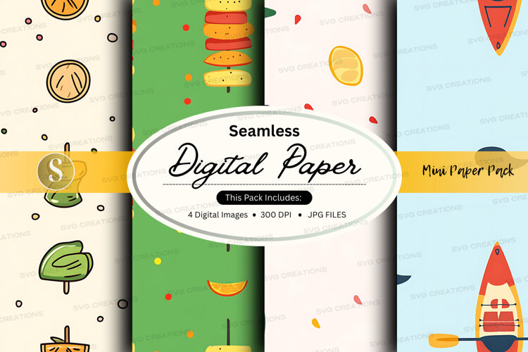 Seamless digital paper example image 1