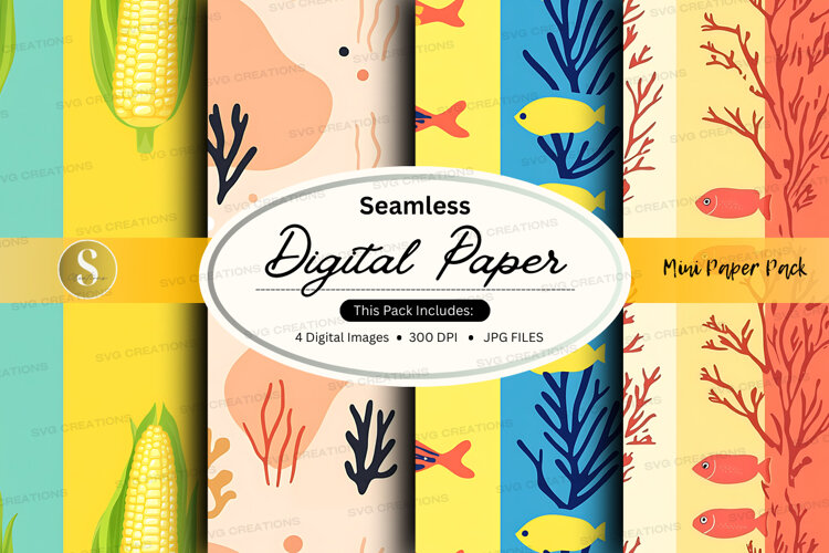 Seamless digital paper example image 1