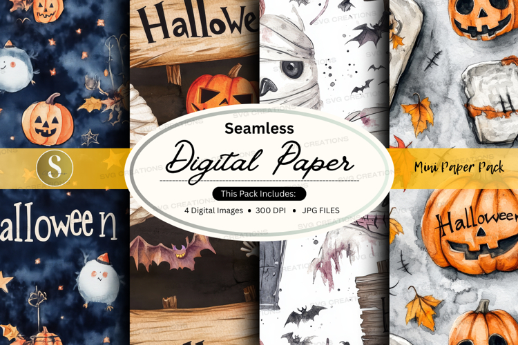 Halloween Seamless Pattern Image 10