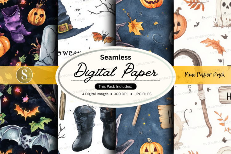 Halloween Seamless Pattern Image 8