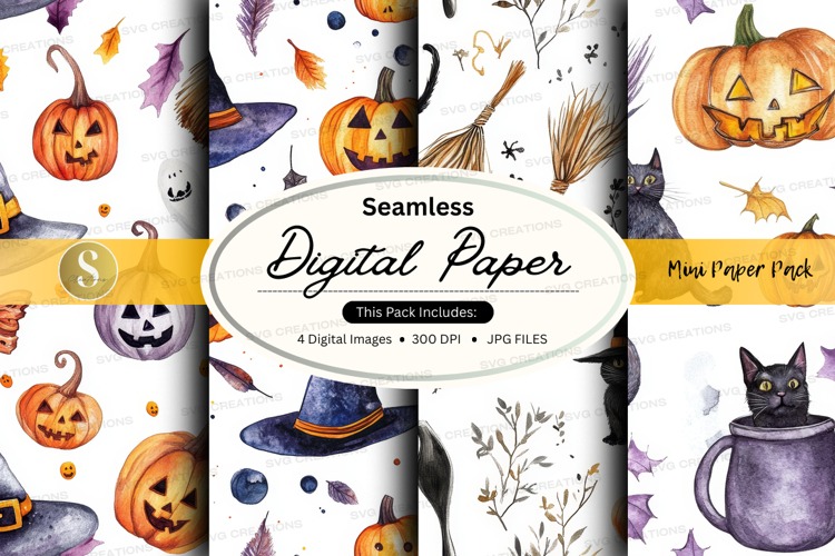 Halloween Seamless Pattern Image 7