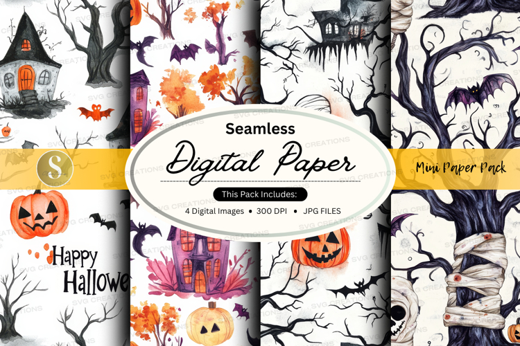 Halloween Seamless Pattern Image 5