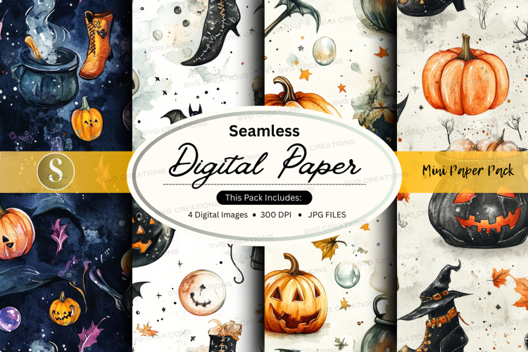 Seamless digital paper - mini paper pack
