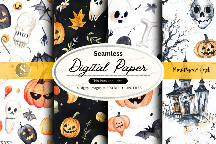 Halloween Seamless Pattern Image 11