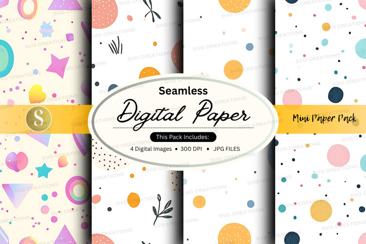 Seamless digital paper example image 1