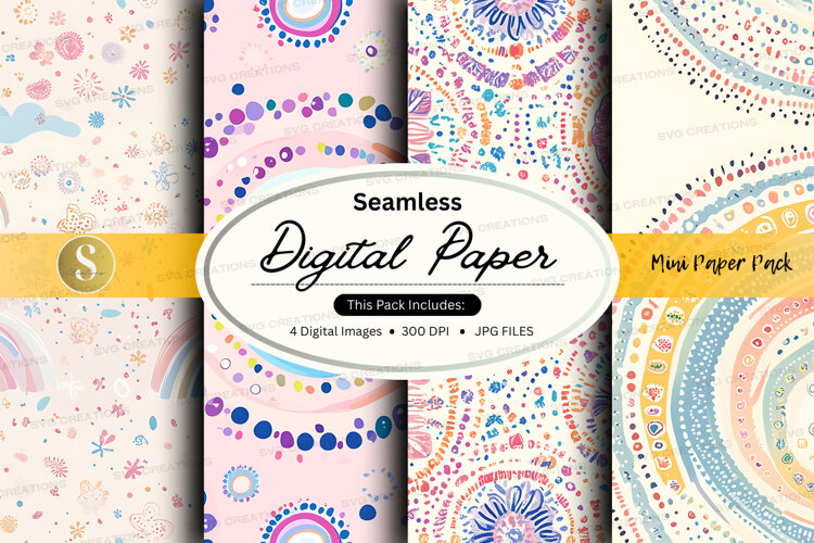 Seamless digital paper example image 1