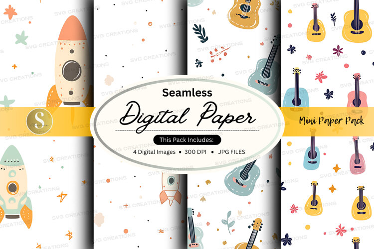Seamless digital paper example image 1