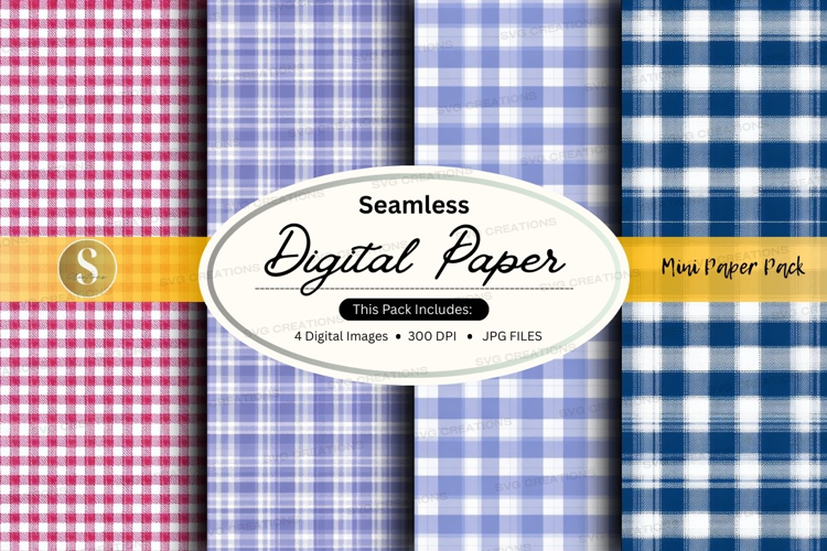 Seamless plaid pattern