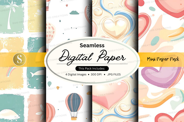 Seamless digital paper example image 1