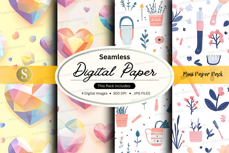 Seamless digital paper example image 1
