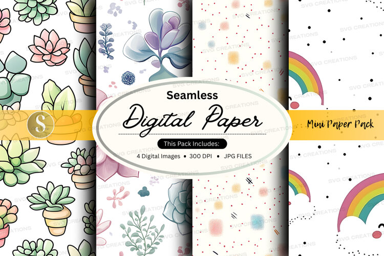 Seamless digital paper example image 1