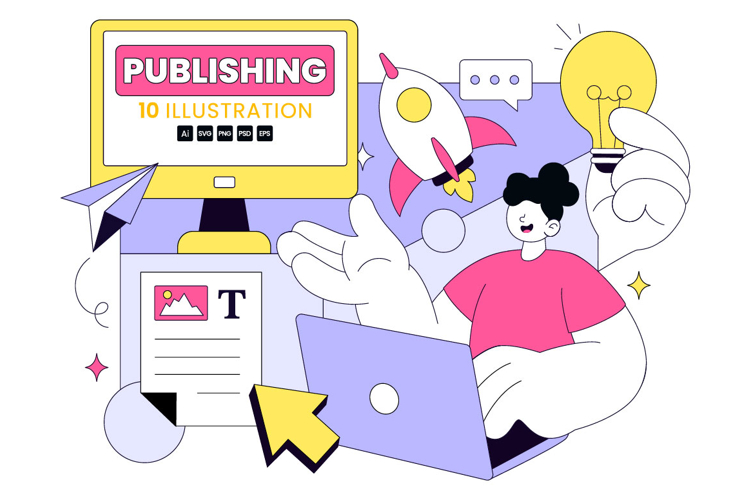 10 Digital Publishing Illustration
