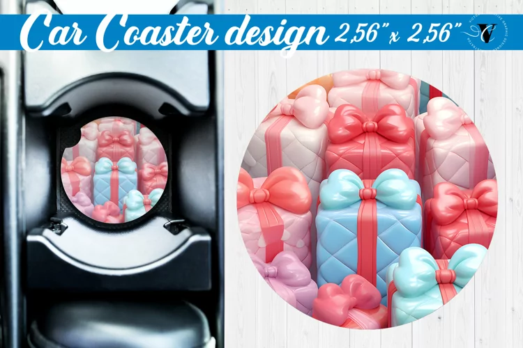 3D Car Coaster | Puff | Car coaster