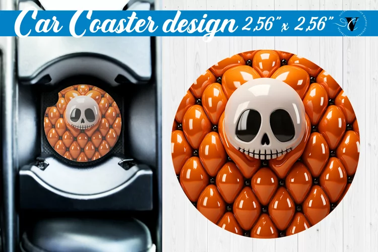 3D Car Coaster | Puff | Car coaster
