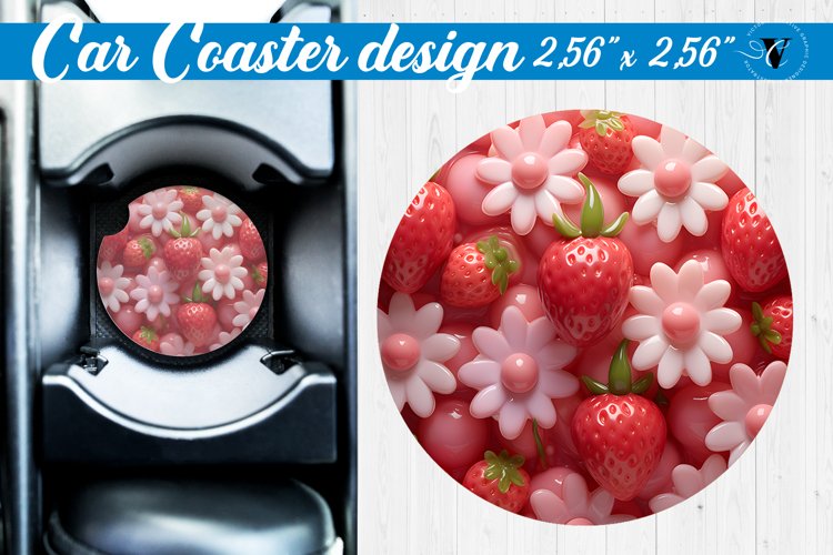 3D Car Coaster | Puff | Car coaster