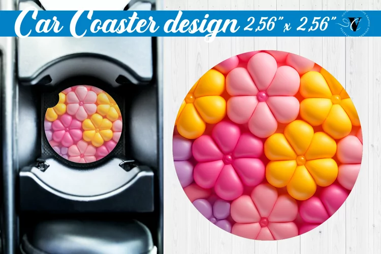 3D Car Coaster | Puff | Car coaster