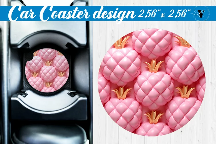 3D Car Coaster | Puff | Car coaster
