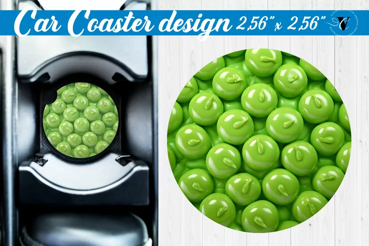 3D Car Coaster | Puff | Car coaster