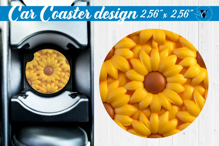 3D Car Coaster | Puff | Car coaster