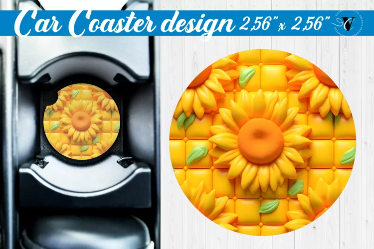 3D Car Coaster | Puff | Car coaster