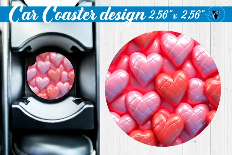 3D Car Coaster | Puff | Car coaster