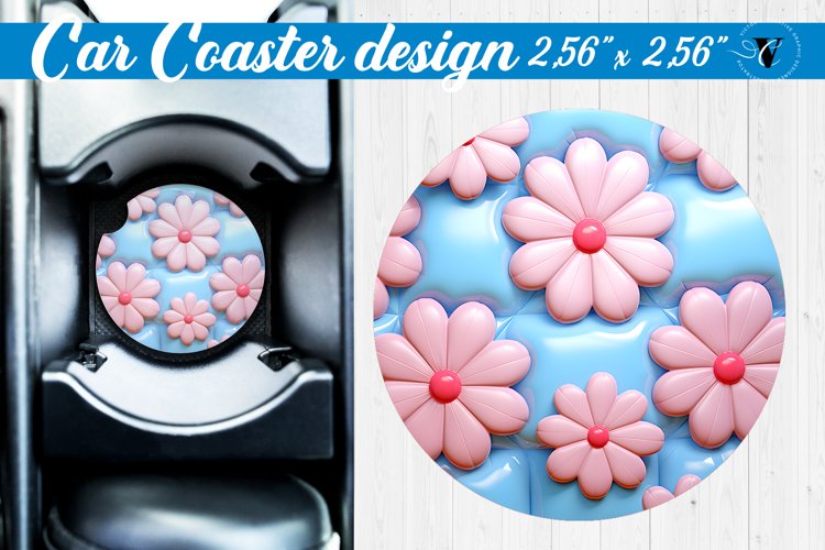 3D Car Coaster | Puff | Car coaster example image 1