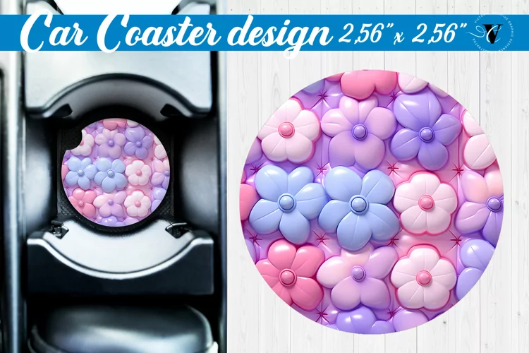 3D Car Coaster | Puff | Car coaster