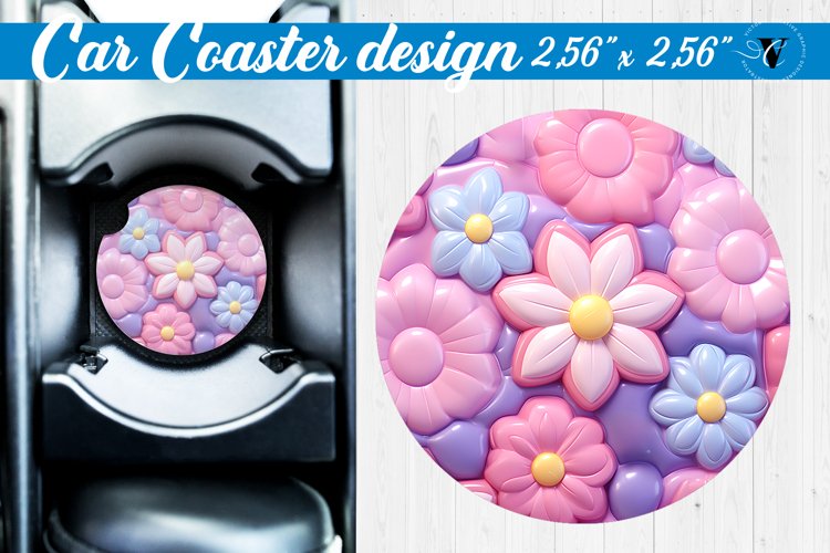 3D Car Coaster | Puff | Car coaster example image 1