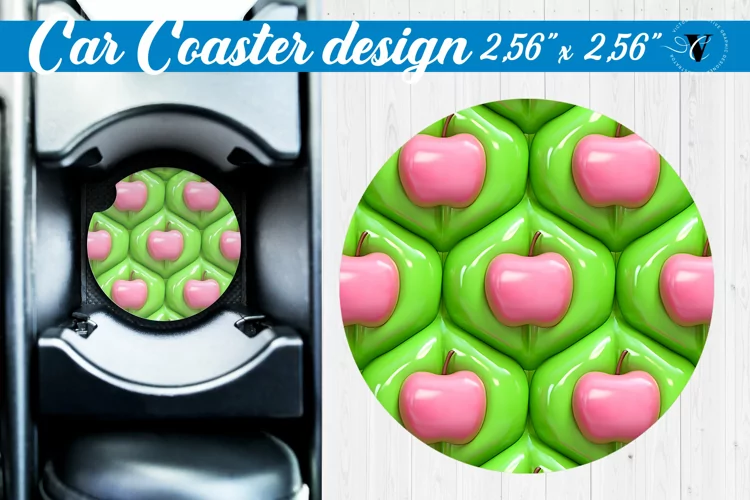 3D Car Coaster | Puff | Car coaster