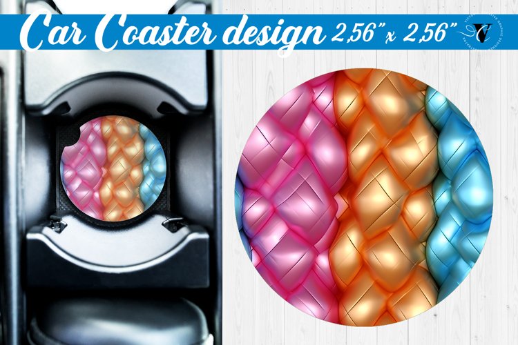 3D Car Coaster | Puff | Car coaster example image 1