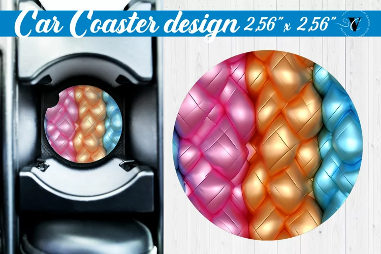 3D Car Coaster | Puff | Car coaster