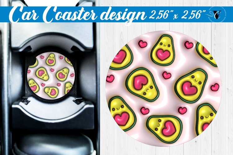 3D Car Coaster | Puff | Car coaster