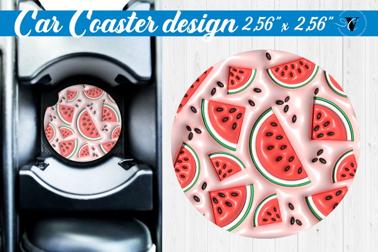 3D Car Coaster | Puff | Car coaster